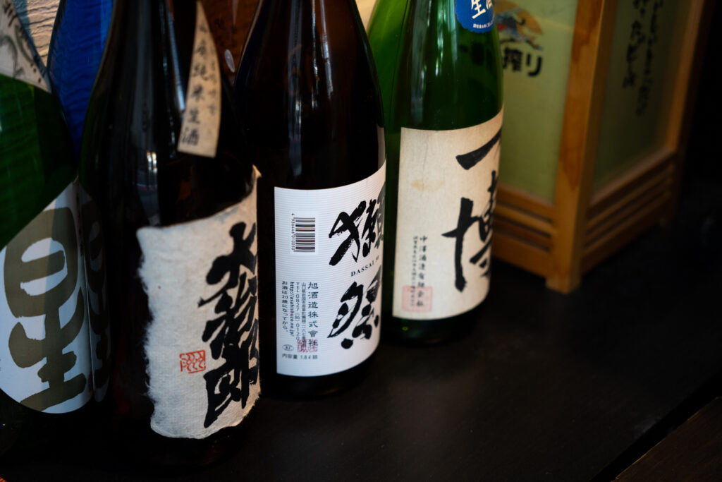アノソラノヒガシの日本酒ラインナップ