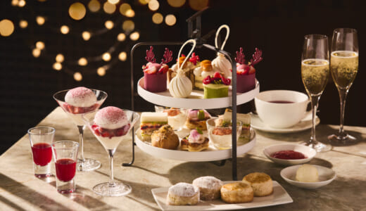 フォーシーズンズホテル京都でクリスマス限定アフタヌーンティー！華やかなスイーツ＆贅沢セイボリーに注目